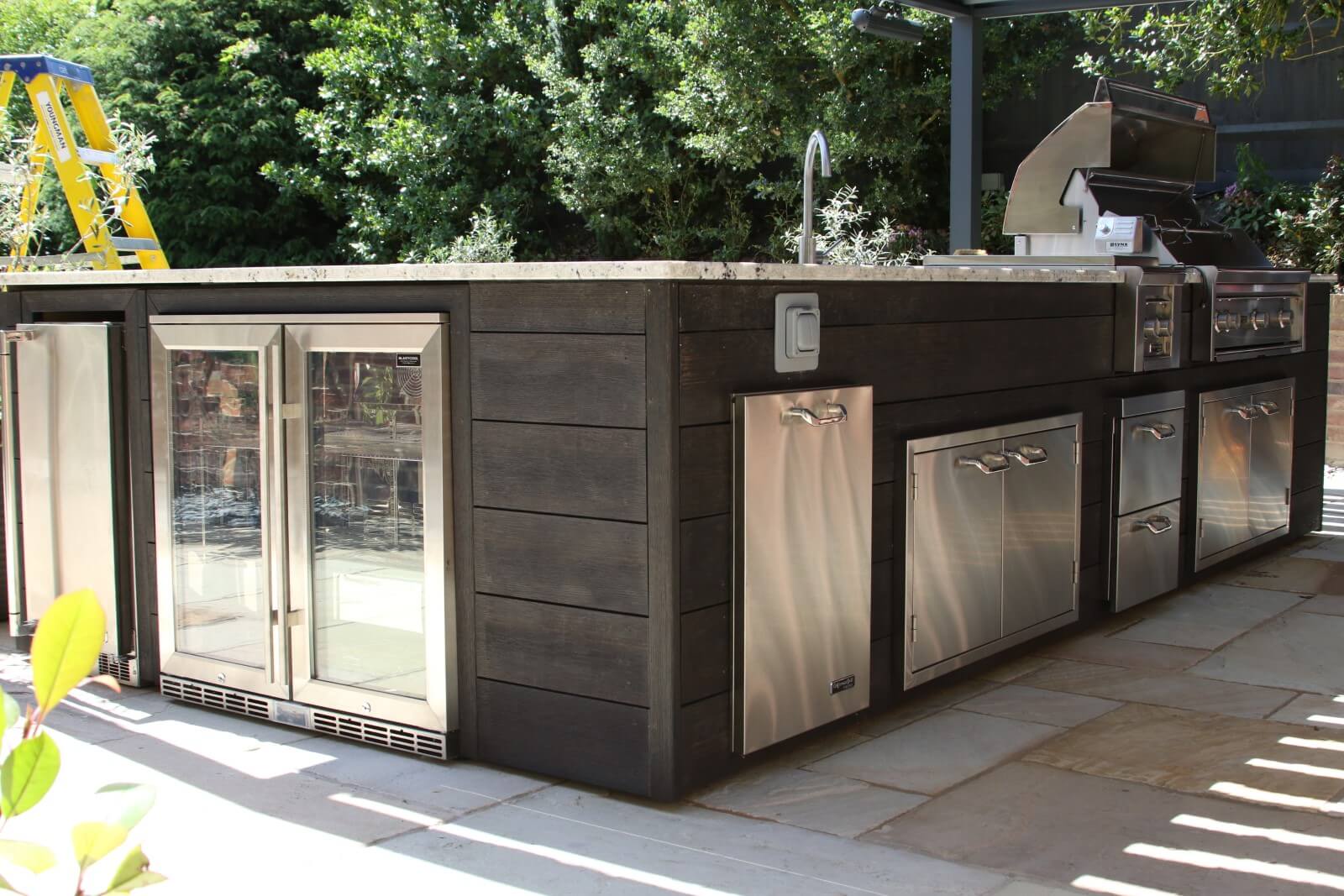 Outdoor Kitchen finished in Millboard