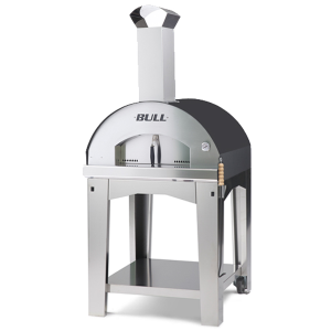 Bull Extra Large wood-fired pizza oven with stand