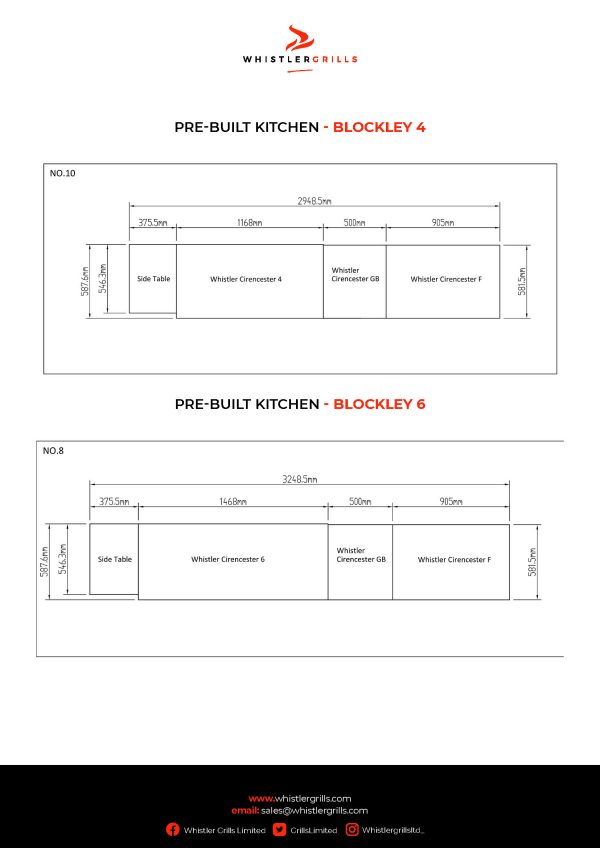 Whistler Blockley Pre-Built Kitchen