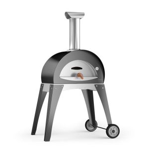Grey Alfa Ciao pizza oven with base