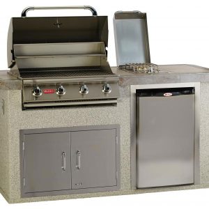 Bull Power - Q Outdoor Kitchen Island (In Stucco)