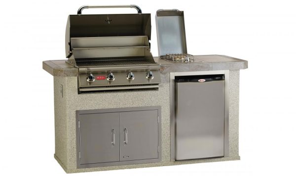 Bull Power - Q Outdoor Kitchen Island (In Stucco)