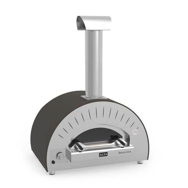Gas fueled pizza oven