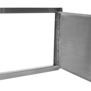 Bull stainless steel horizontal storage door