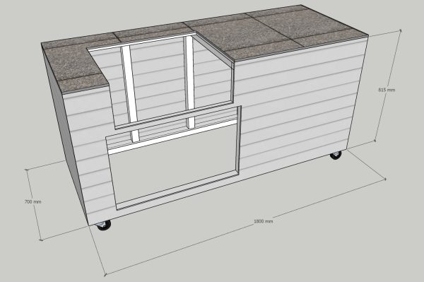 Design of outdoor kitchen