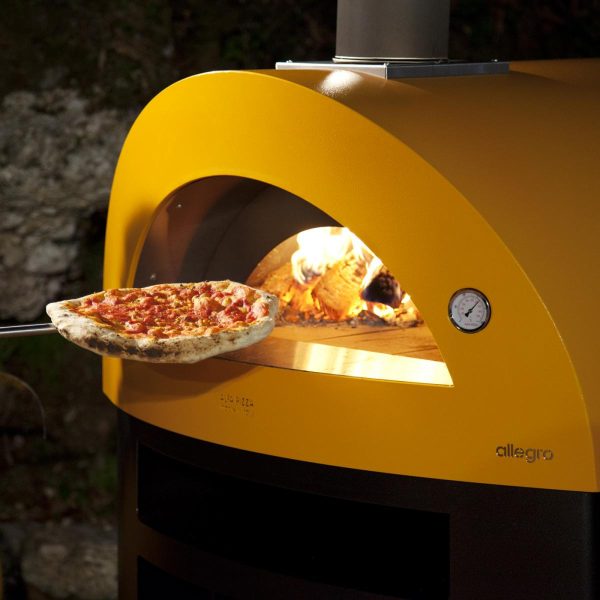 Yellow Alfa Allegro pizza oven