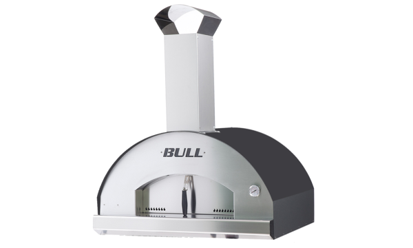 Bull Extra Large wood-fired pizza oven top
