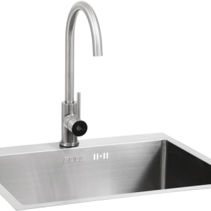 Bull Extra large stainless steel sink and tap